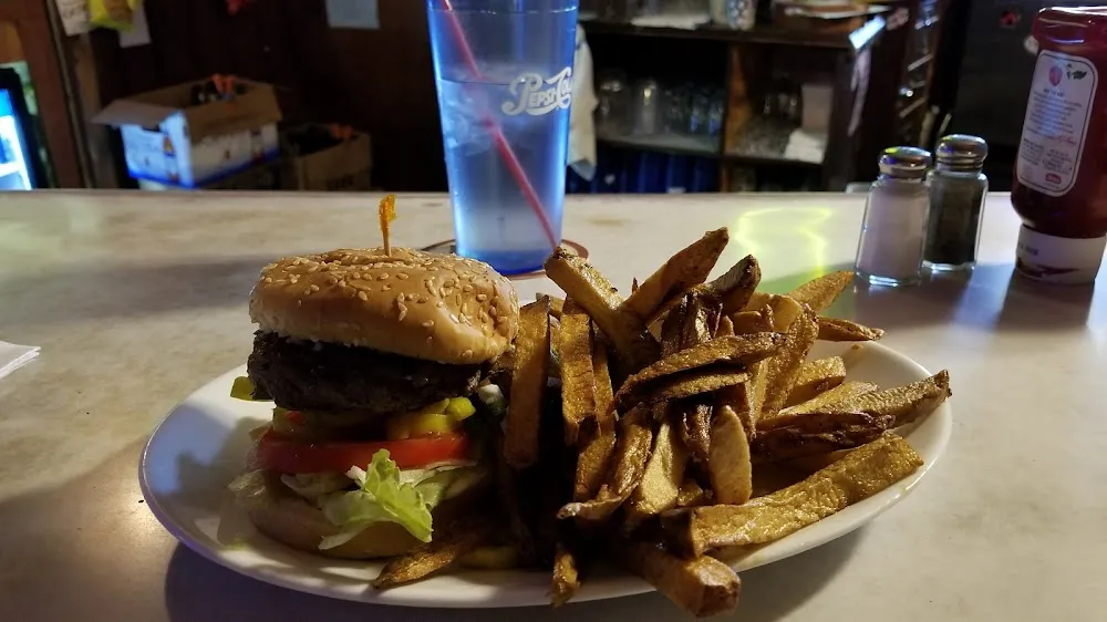 Black and Blue Burger